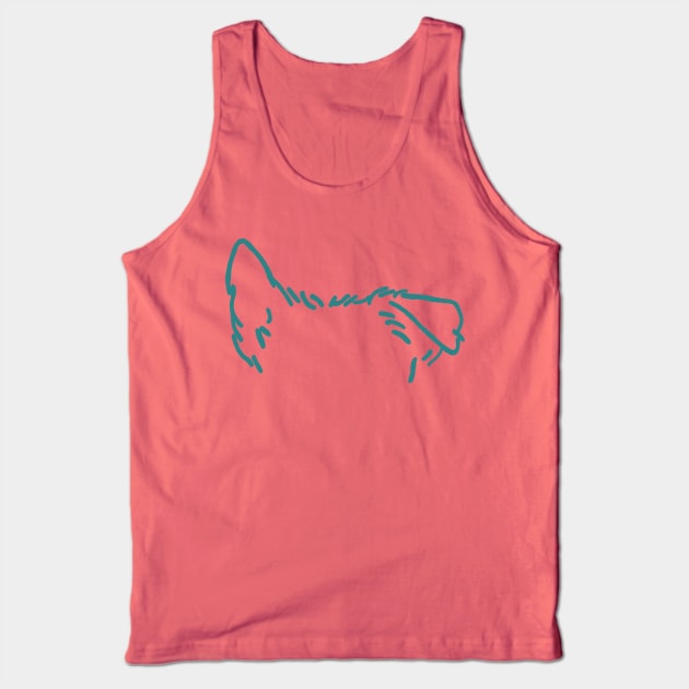 One Floppy Dog Ear Tank Top by Roommates